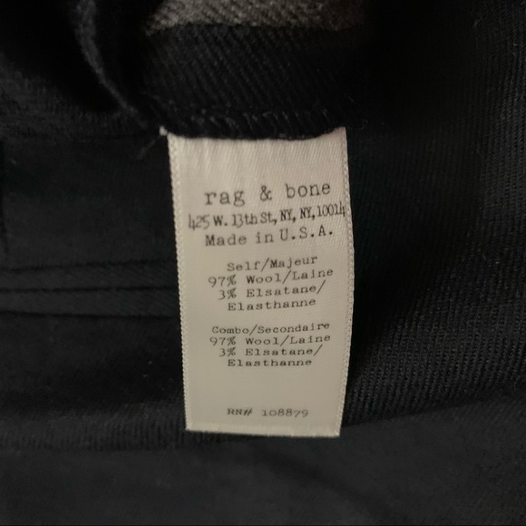 Rag & Bone Colorblock Wool Pants - Picture 4 of 5